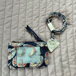 Vera Bradley Nautical ID Holder and Lanyard